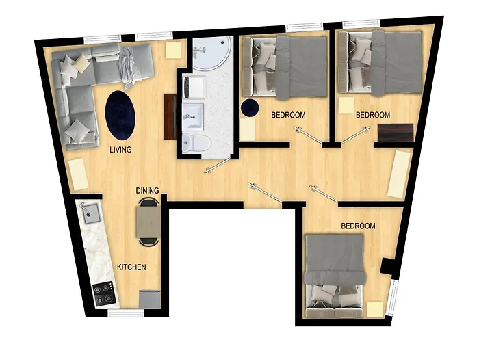 Family Friendly 3br - Fast Wi-fi - Behind Bryggen Leilighet Bergen